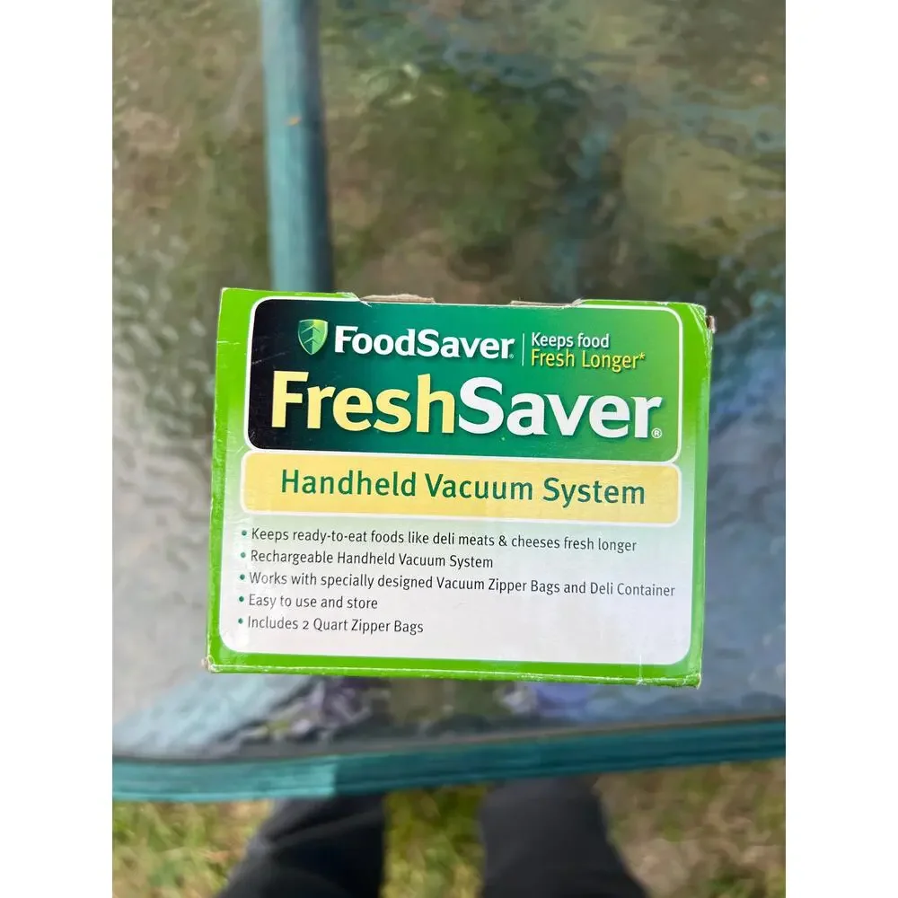 FoodSaver FreshSaver Handheld Vacuum Sealing System Rechargeable
